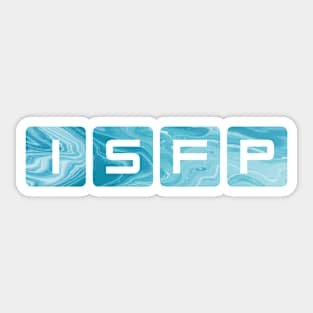 ISFP Blue Blocks Sticker